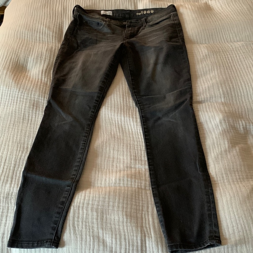 Gap grey/black skinny jeans